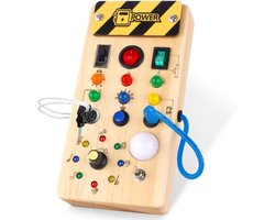 Montessori speelbord met led-lichtschakelaar
