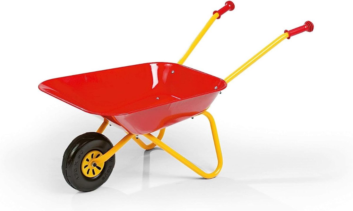SAVI® Kruiwagen Kind - Kruiwagen Speelgoed - Tuingereedschap Kind - Rood - 80cm x 41cm x 38cm
