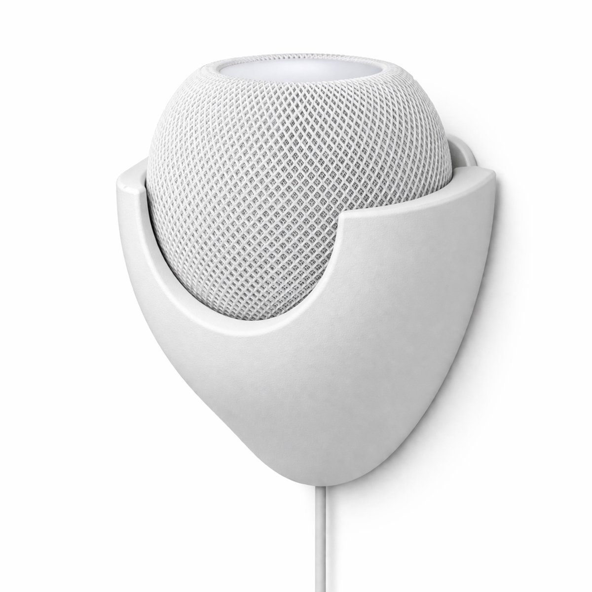 Apple HomePod Mini muurbeugel wit – wandhouder speaker – slimme speaker houder – wall mount Apple HomePod Mini – strak design – kabelmanagement – ruimtebesparend – accessoires HomePod Mini – wandmontage houder