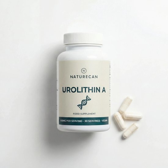 Naturecan Urolithin A Capsules - 30 Capsules - Hooggedoseerd - Mitochondriale Ondersteuning