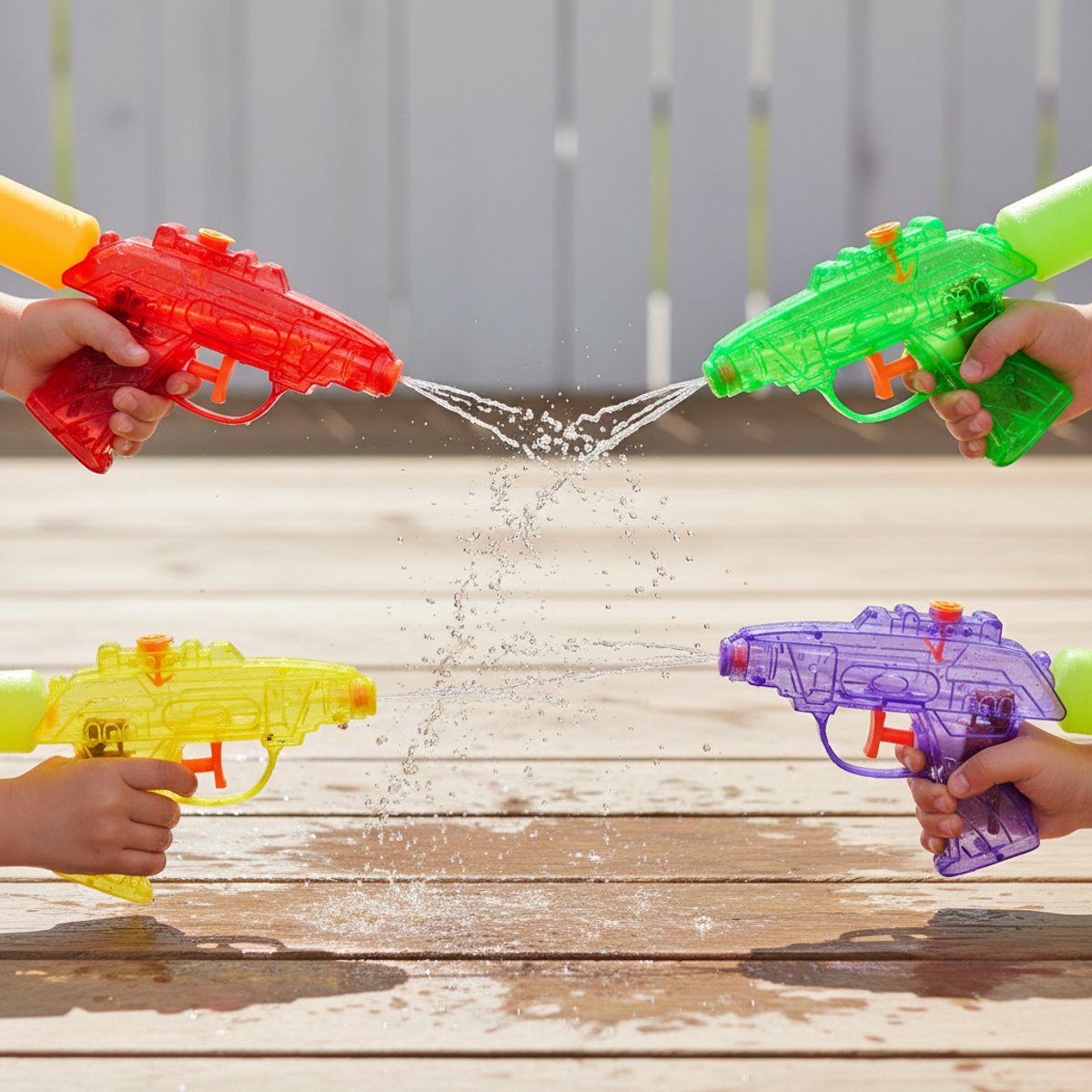 Eddy Toys Waterpistooltjes 11,5cm, 4st.