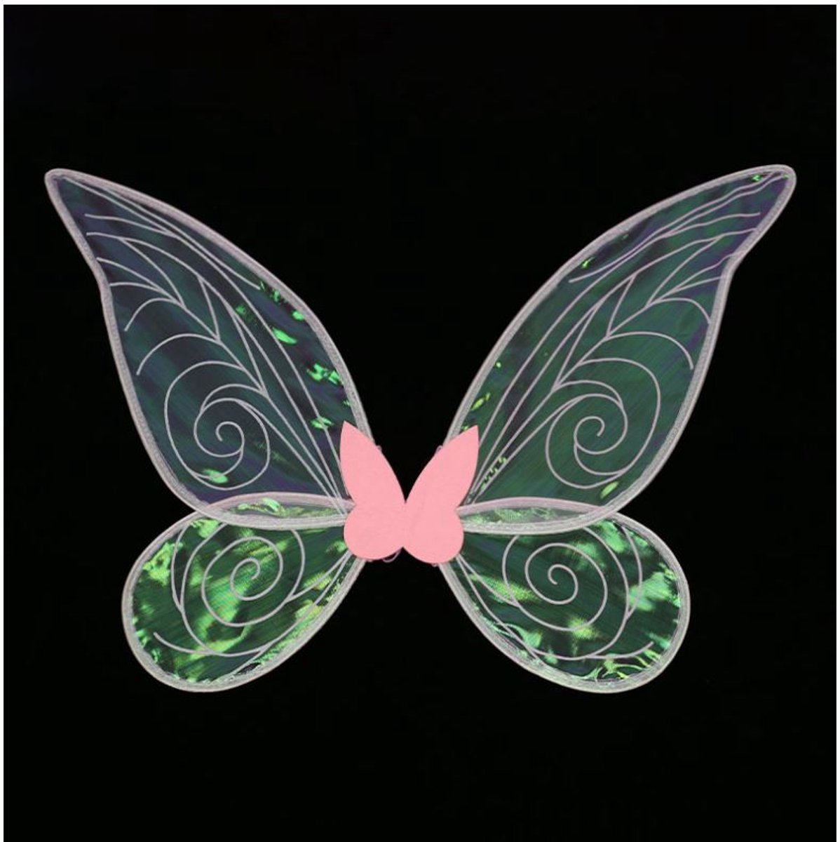 Vlinders Fairy Vleugels - Organza Engelenvleugels - Meisjes Fairy Vleugels - Prinses Vlinder Kostuum Vleugels Voor Kerst Halloween - Dress Up Verjaardagsfeest - Cadeau-L roze