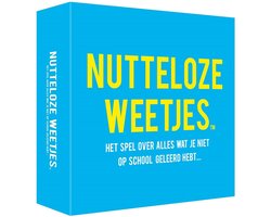 Omslag van Koelkastpoezie Nutteloze weetjes - Partyspel