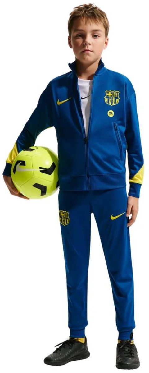 Nike FC Barcelona Strike Trainingspak 2025-2026 – Kids Blauw
