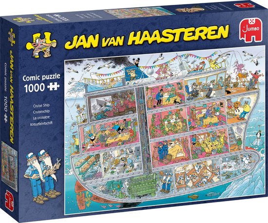 Jan van Haasteren - Cruiseschip - 1000 stukjes puzzel - Legpuzzel