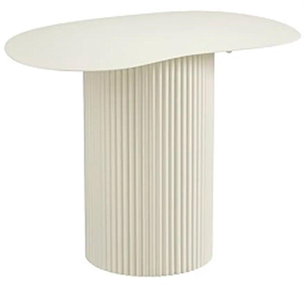 Mica Decorations Bijzettafel lux d60h45cm off white