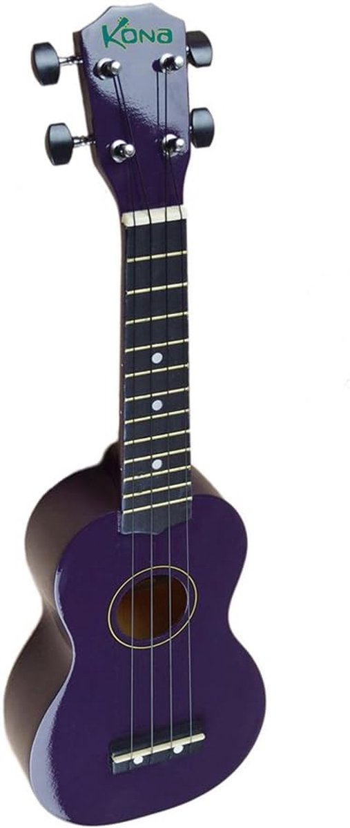 Sopraan Ukelele - Mini Gitaar - Beginners Muziek - Glanzende Afwerking - 21 Inch - Paars