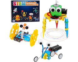 Jojoy- 3 in 1 STEM Robot - Robot Bouwpakket - Tekenrobot - Speelgoed Auto - Robot Speelgoed - STEM & Educatief - Interactief Speelgoed - Robot - Cadeau - ROBOLAB