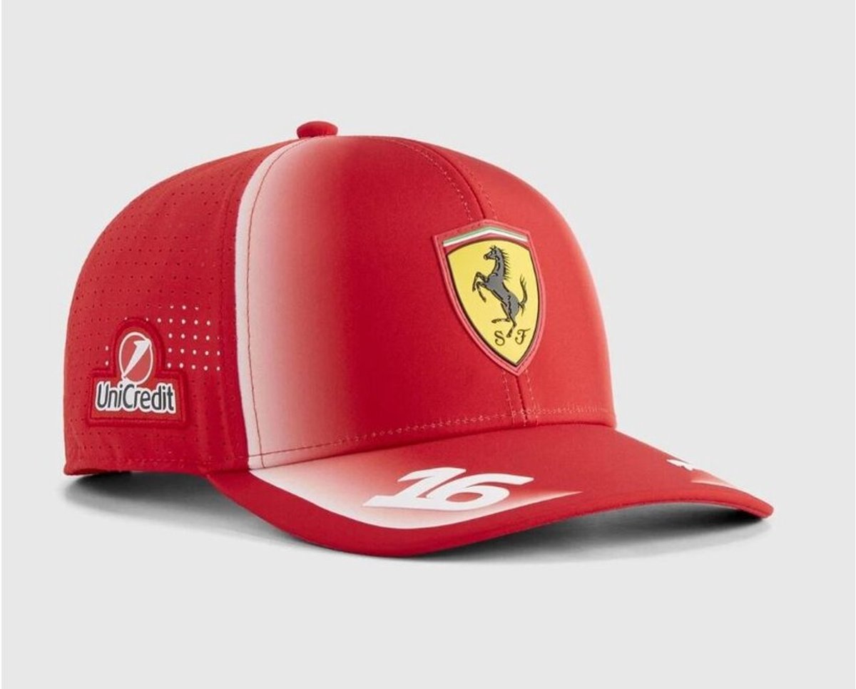 Ferrari Charles Leclerc Cap 2026 Formule 1 Rood