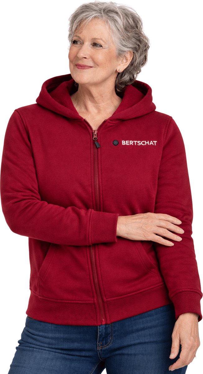Verwarmd Vest - Dames | XL | Incl. Krachtige 20.000 mAh - dubbele verwarmingsduur | Bordeauxrood