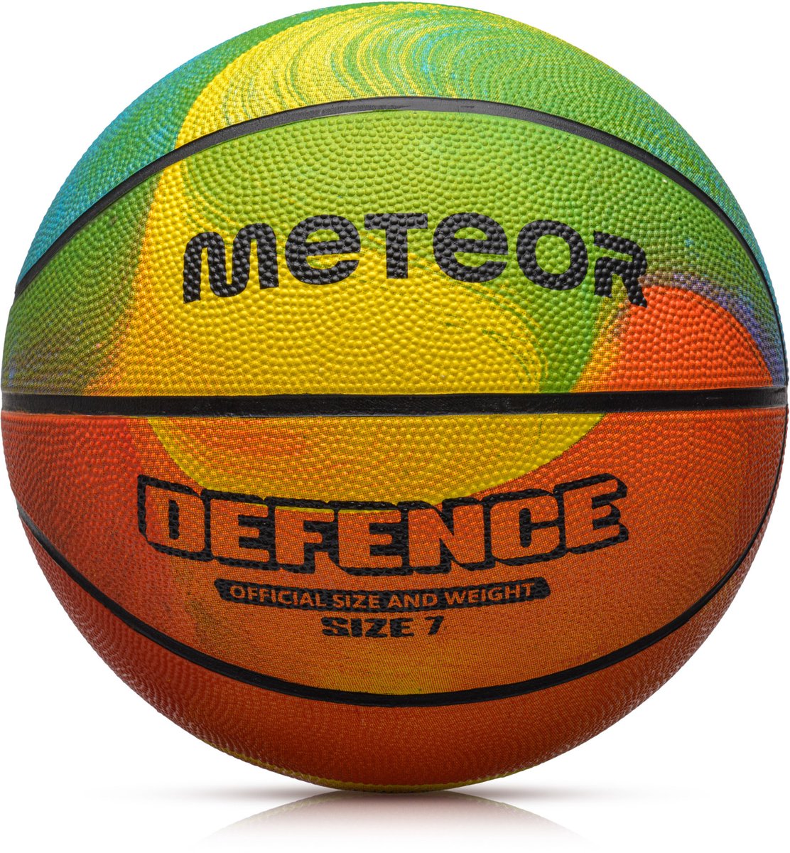 Meteor - Basketbal Defence - Maat 7 - Antislip - Rubber - Voor binnen en buiten