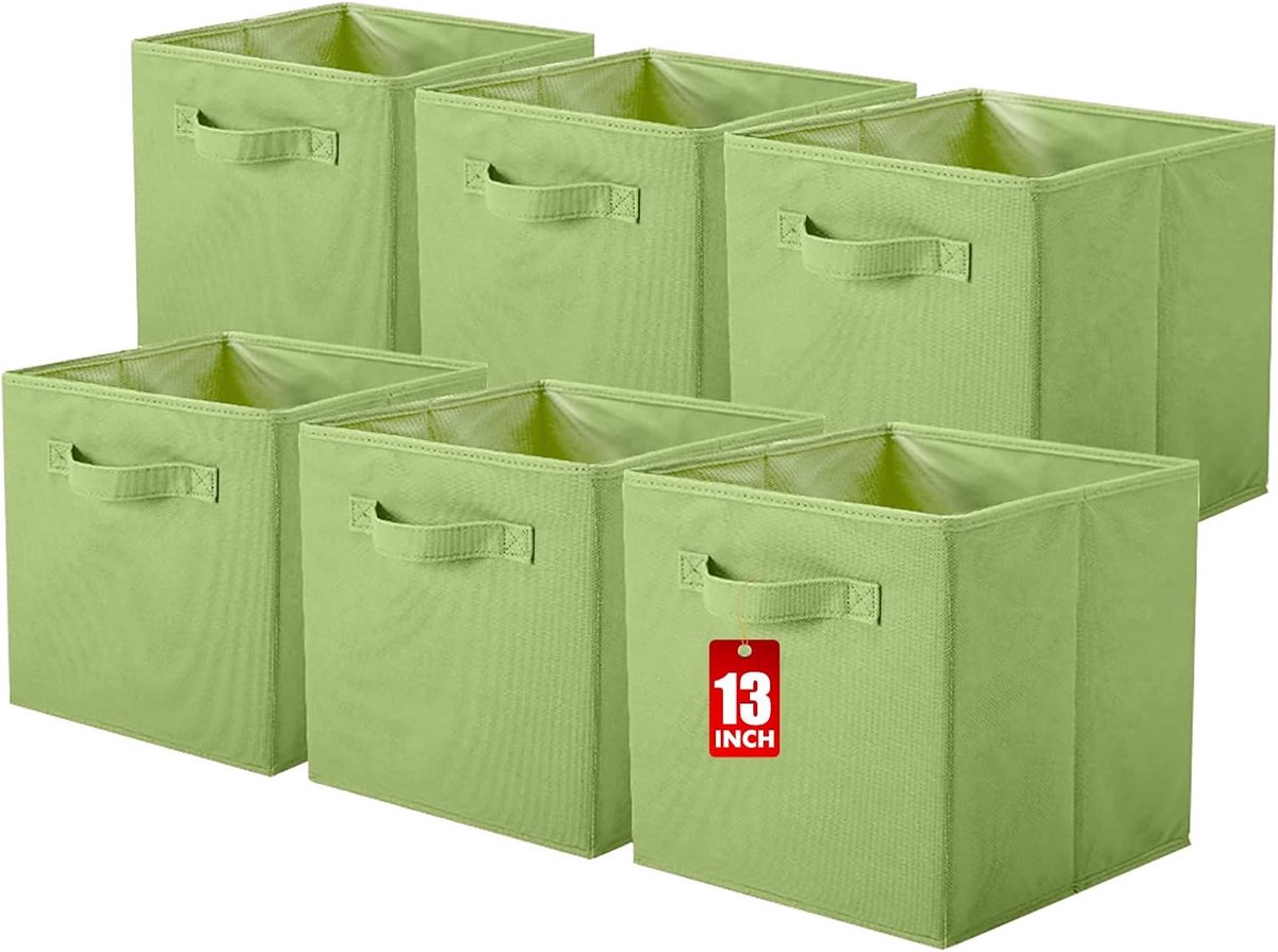 Opbergdozen Set - Opbergbakken Vouwbaar - Ruimte Organiseren - Stapelbaar Ontwerp - 33x33x33cm