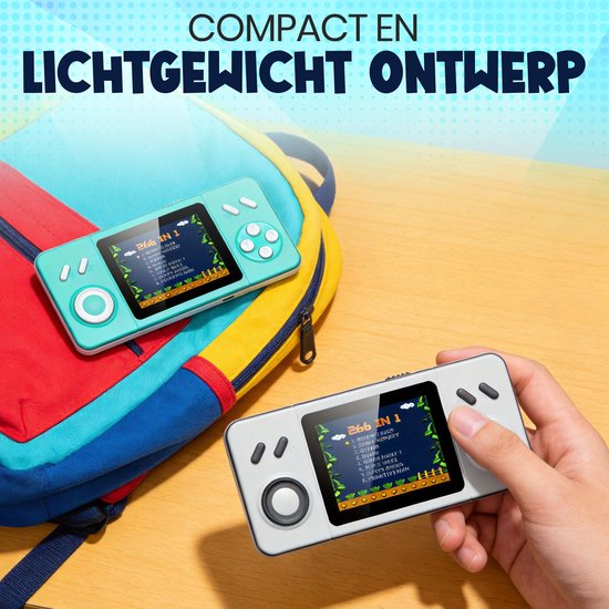 Retro Game Console – Handheld Spelcomputer voor kinderen – Gameboy ...