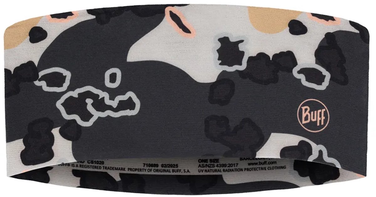 Buff ® Coolnet Uv® Wide Hoofdband Grijs