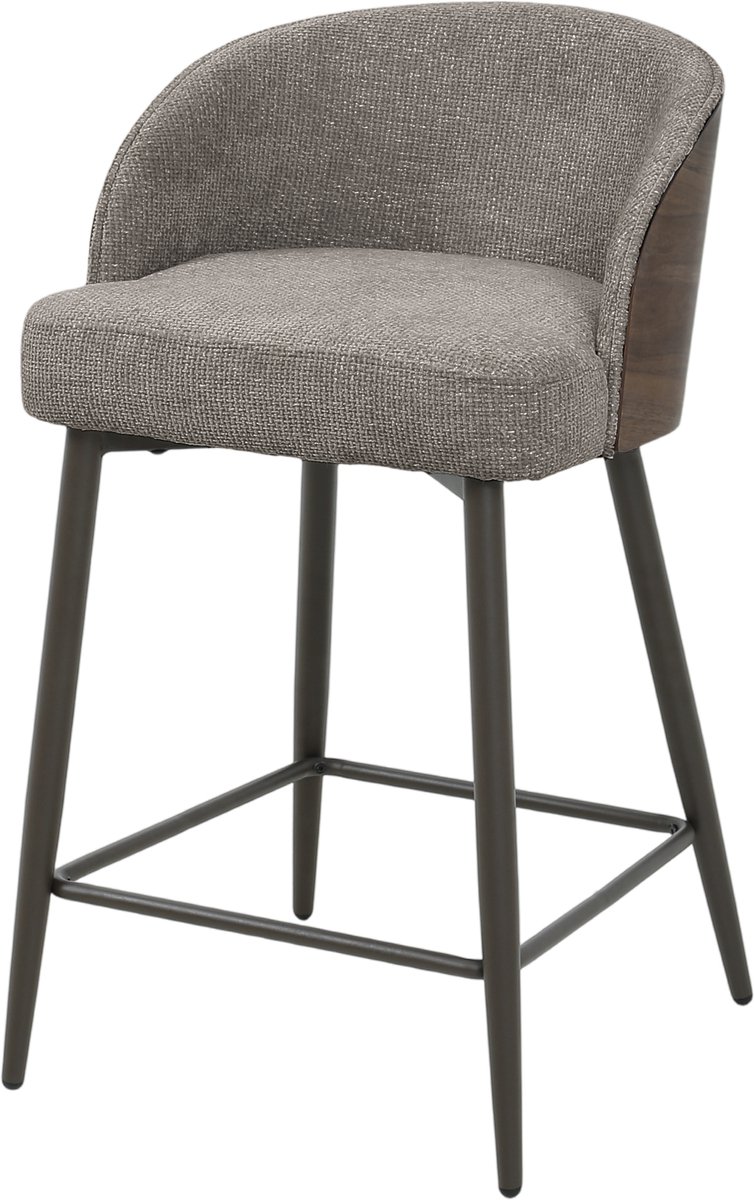 PTMD Bosca Bar Chair Legacy 3 Mink - set van 2 Bruin