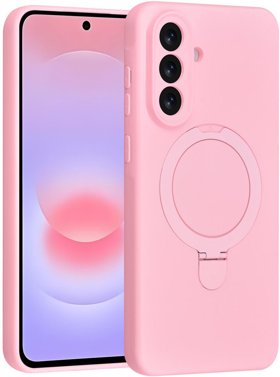 TUNIQ telefoonhoesje voor Samsung Galaxy A37 - met ringhouder - Sakura Roze