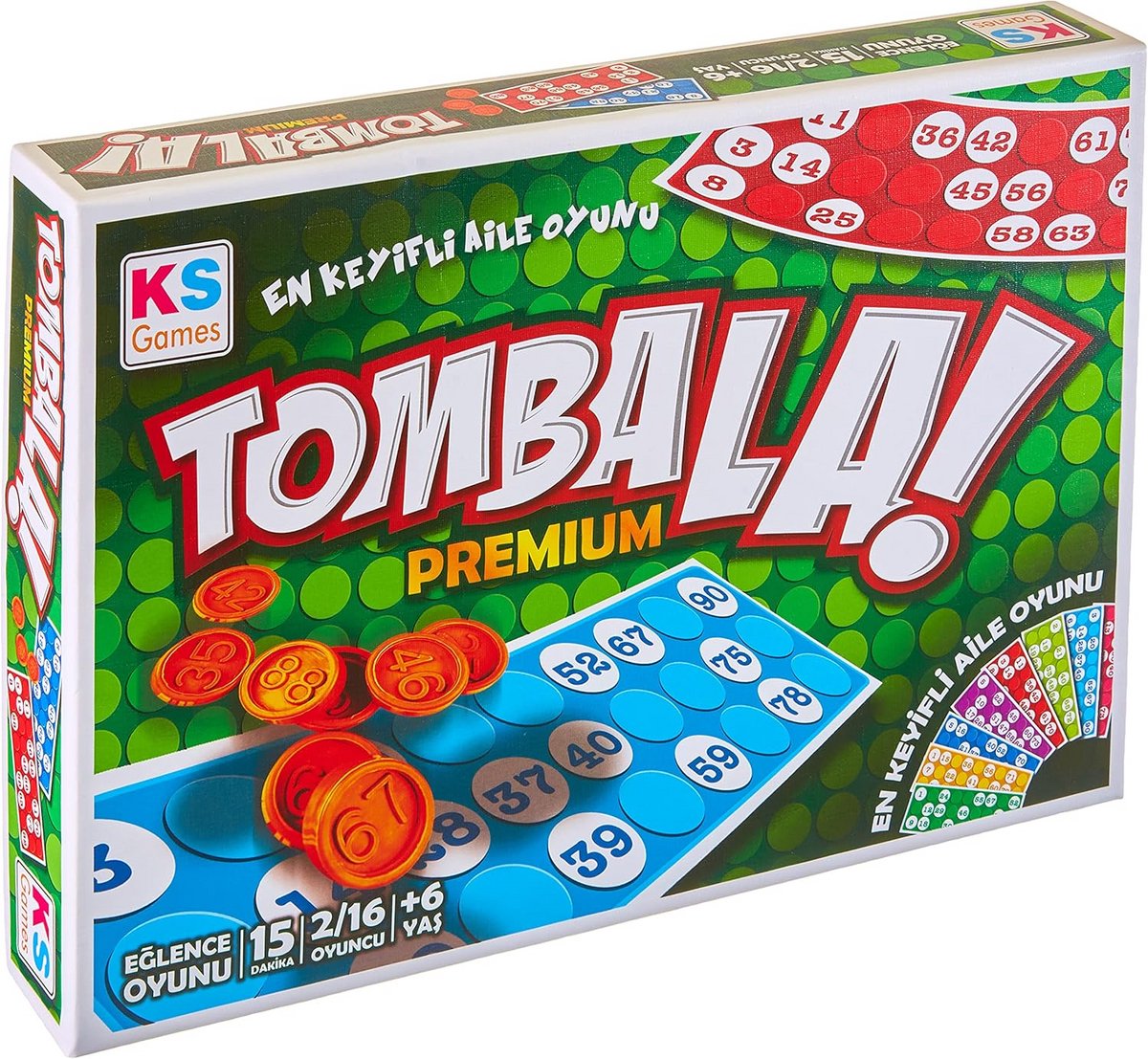 Traditioneel Tombola Spel - Turkse Nieuwjaar Bingo voor Feestdagen
