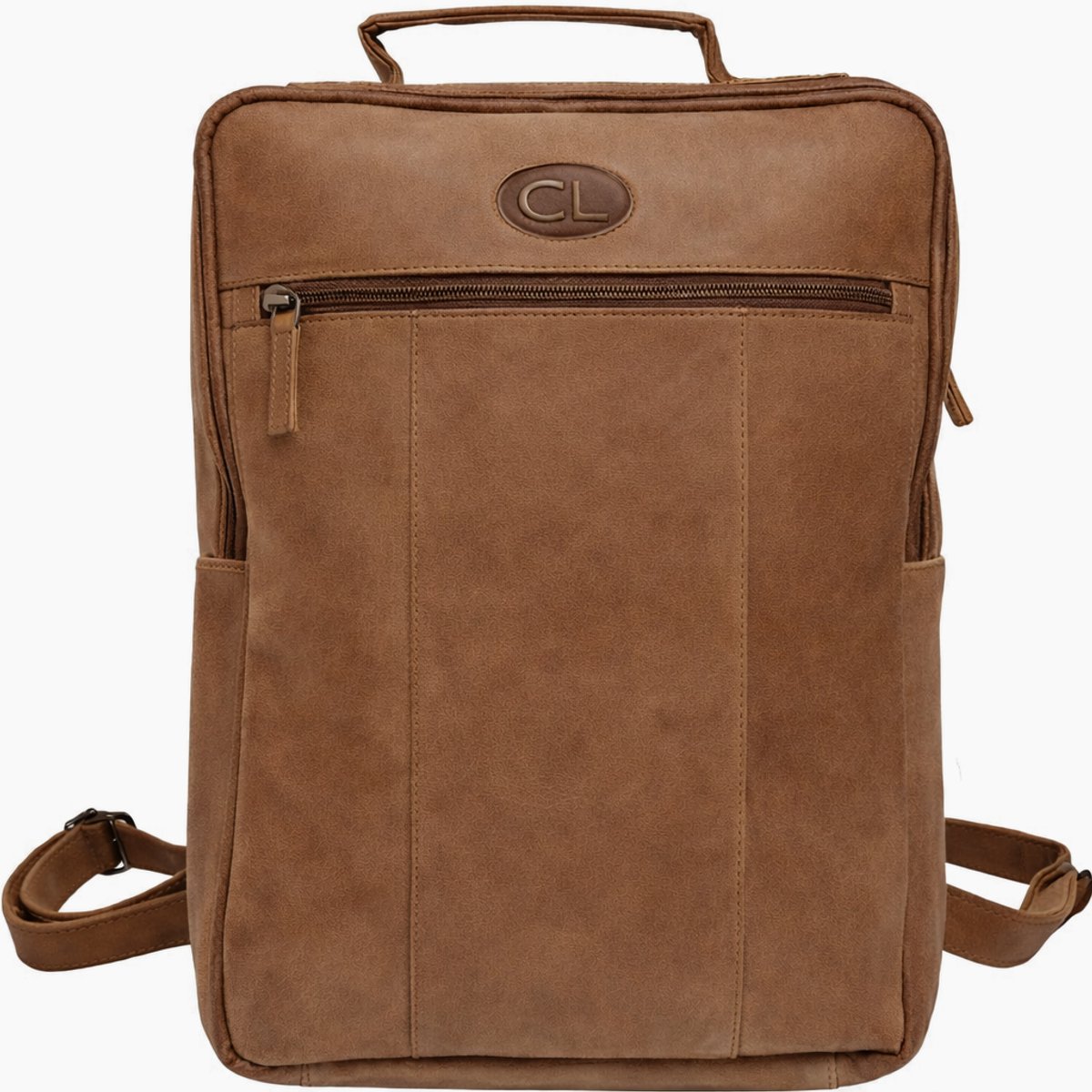 STILORD Tory Lederen Rugzak Groot Heren Dames Leer Laptop Rugtas 13 Inch Vintage Rugzakken Business Backpack Tas Reisrugzak Rugzak Met Laptopvak Kleur:salerno - bruin