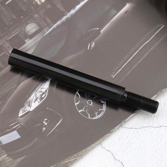 Verlengstuk Pookknop M12x1.25 - 10 cm Universele Schakelhendel Adapter Zwart — afbeelding 2