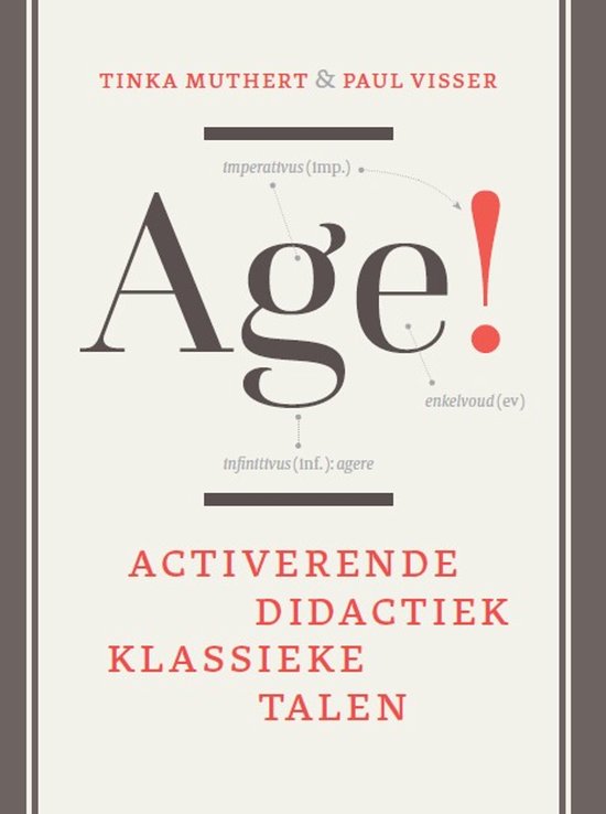 AGE! Activerende didactiek Klassieke talen - cover