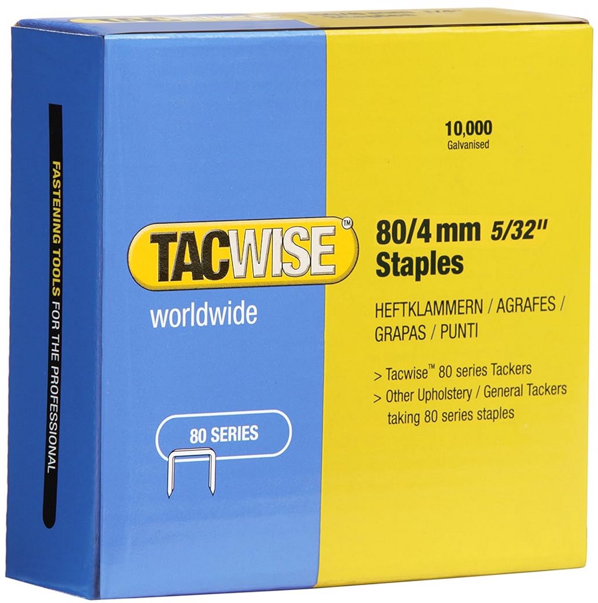 10.000 Verzinkte Stoffeerdersnieten Type 80/14 mm voor Meubels en Interieur