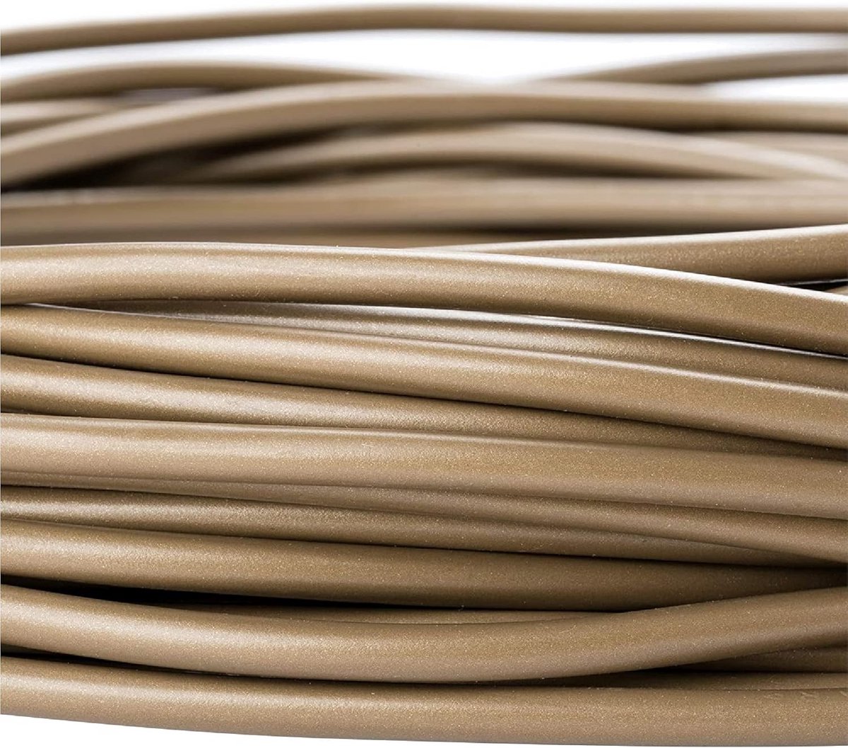 Ronde Stroomkabel H03VV-F 3x0,75mm PVC 10 Meter Aansluitkabel