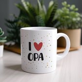 Mug – I Love Opa – Céramique – 325 ml – Cadeau