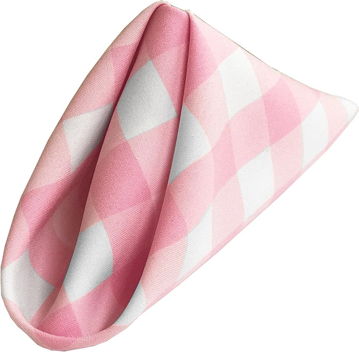 Set van 10 Gingham Geruite Stoffen Servetten voor Diner en Feest (45x45 cm)
