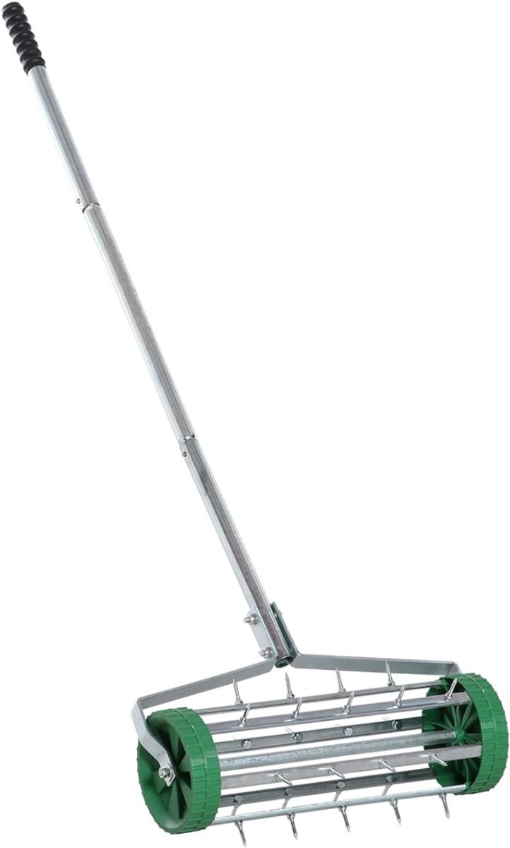 Florixa® Equivera Gazonbeluchter - Gras Beluchten - Gazon Beluchter - Groente/Zilver - 139cm x 44cm x 15cm