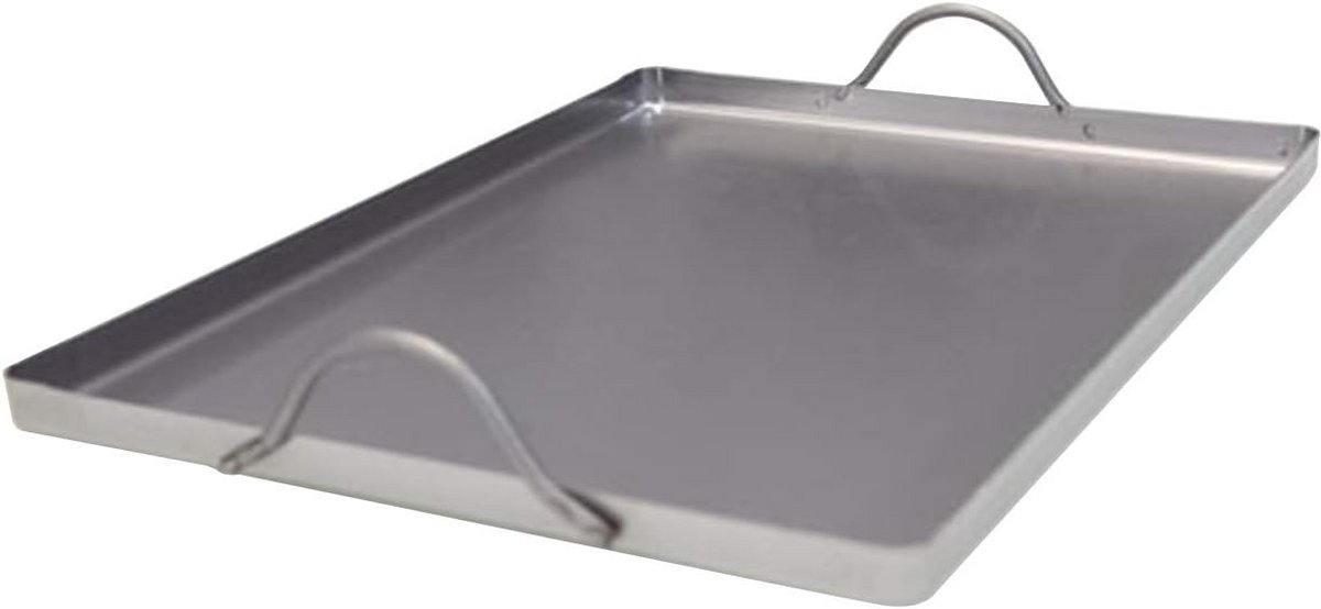 Bakplaat voor Oven en BBQ met Handvatten, Plaatstaal
