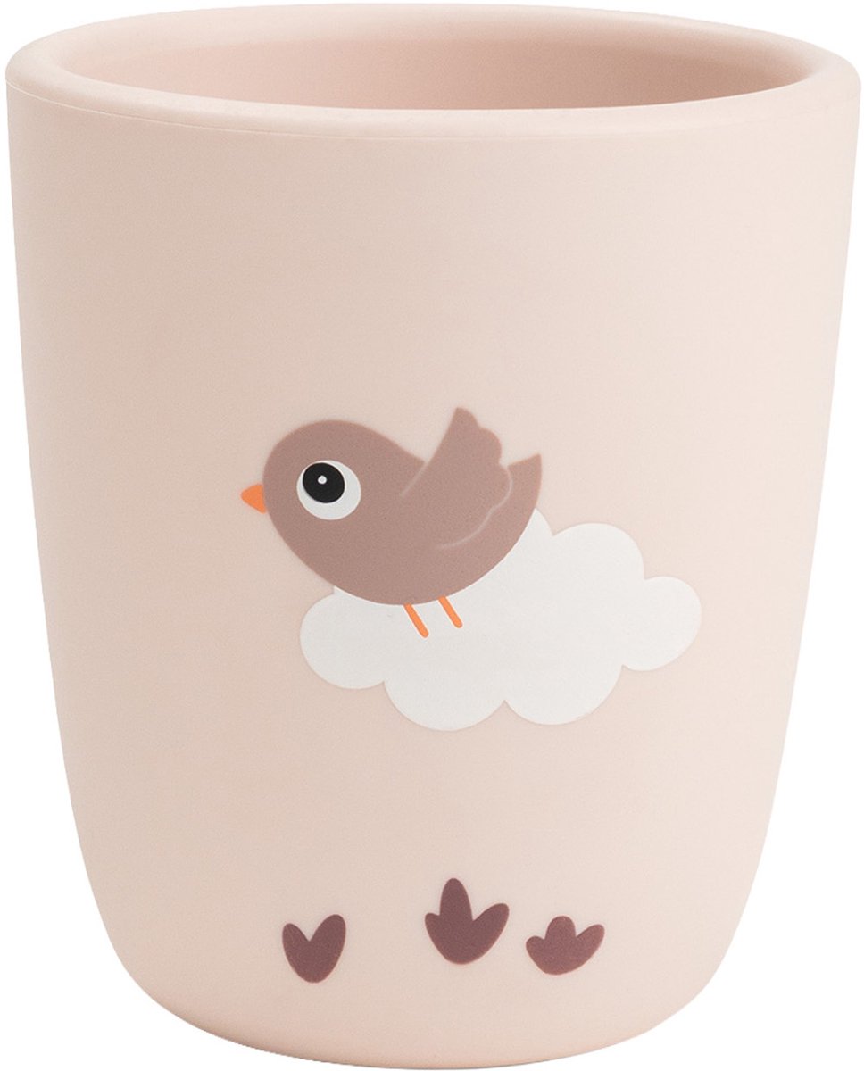 Done By Deer Playground Siliconen Mini Beker - Powder