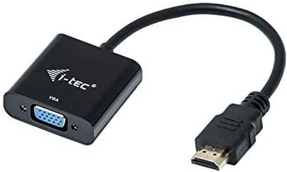 HDMI naar VGA Adapter voor 1080p Resolutie Zwart