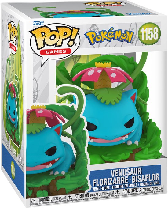 Funko Pop! Premium Games: Pokemon - Venusaur #1158 van Merkloos — afbeelding 2