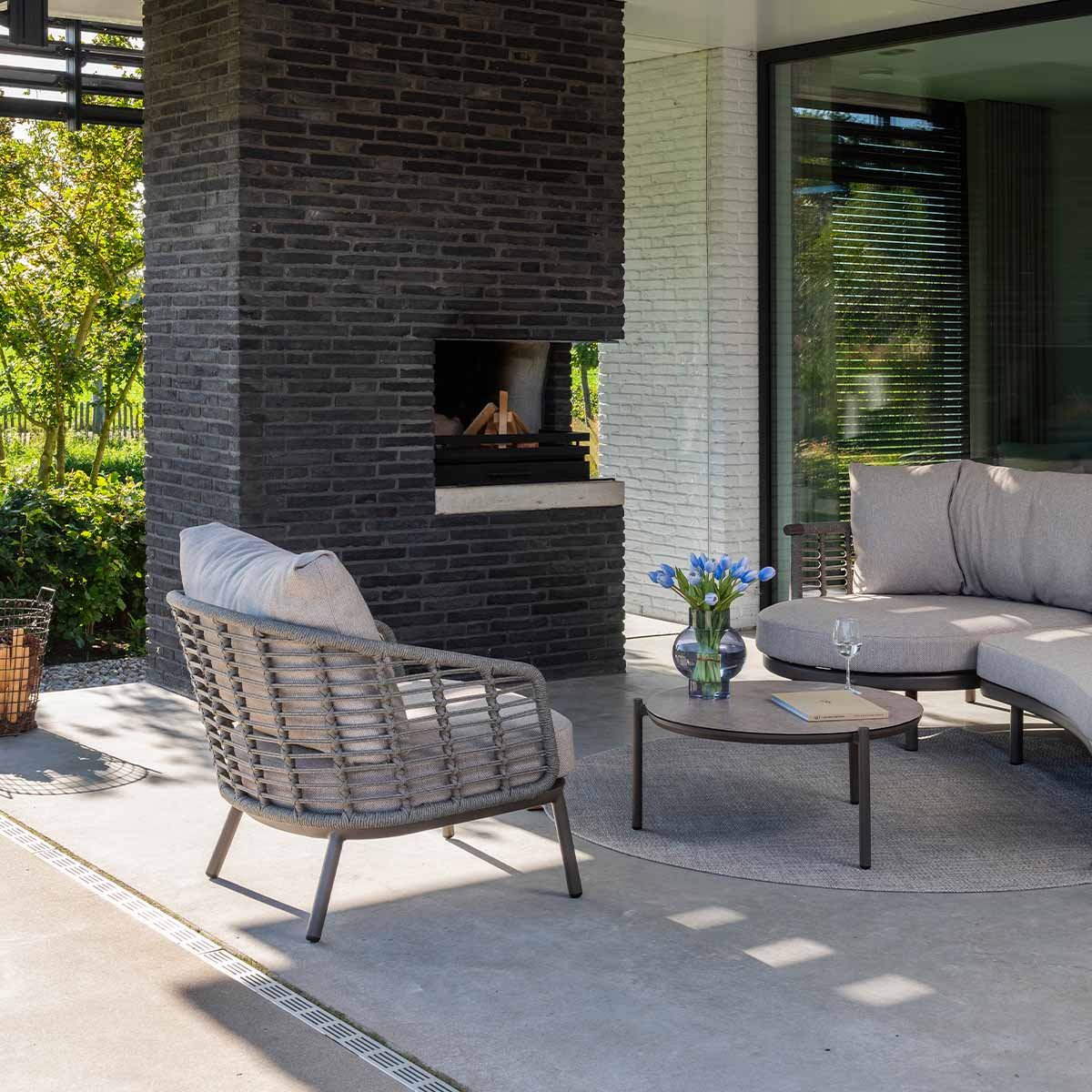 4 Seasons Outdoor Puglia fauteuil lounge - terre