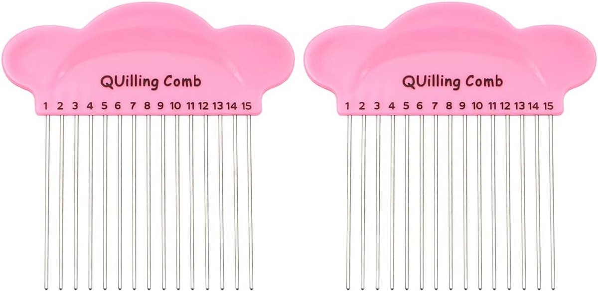 2 Stuks Quilling Kam Papier Wever Tools voor Unieke Papier Vouwen en Knutselen