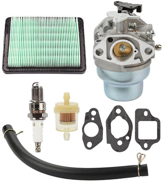 Carburateur met Pakking, Bougie en Luchtfilter Kit voor Grasmaaier met