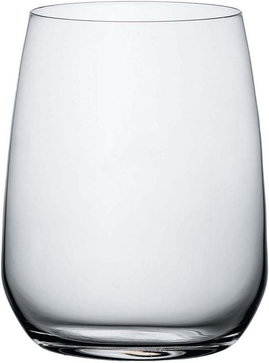 Set van 6 hoogwaardige waterglazen 43cl van kristalglas