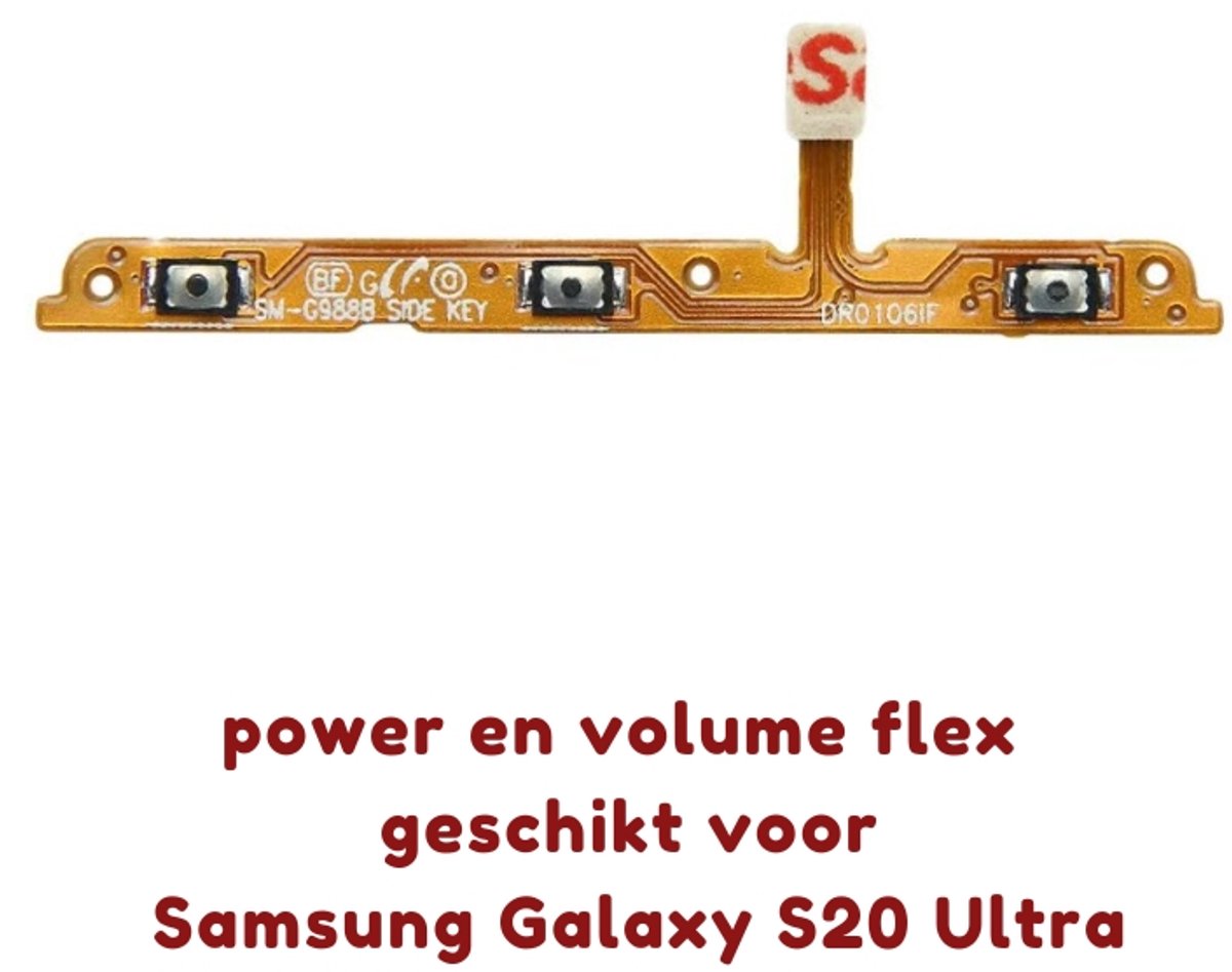 Power en volume flexkabel voor Samsung Galaxy S20 Ultra