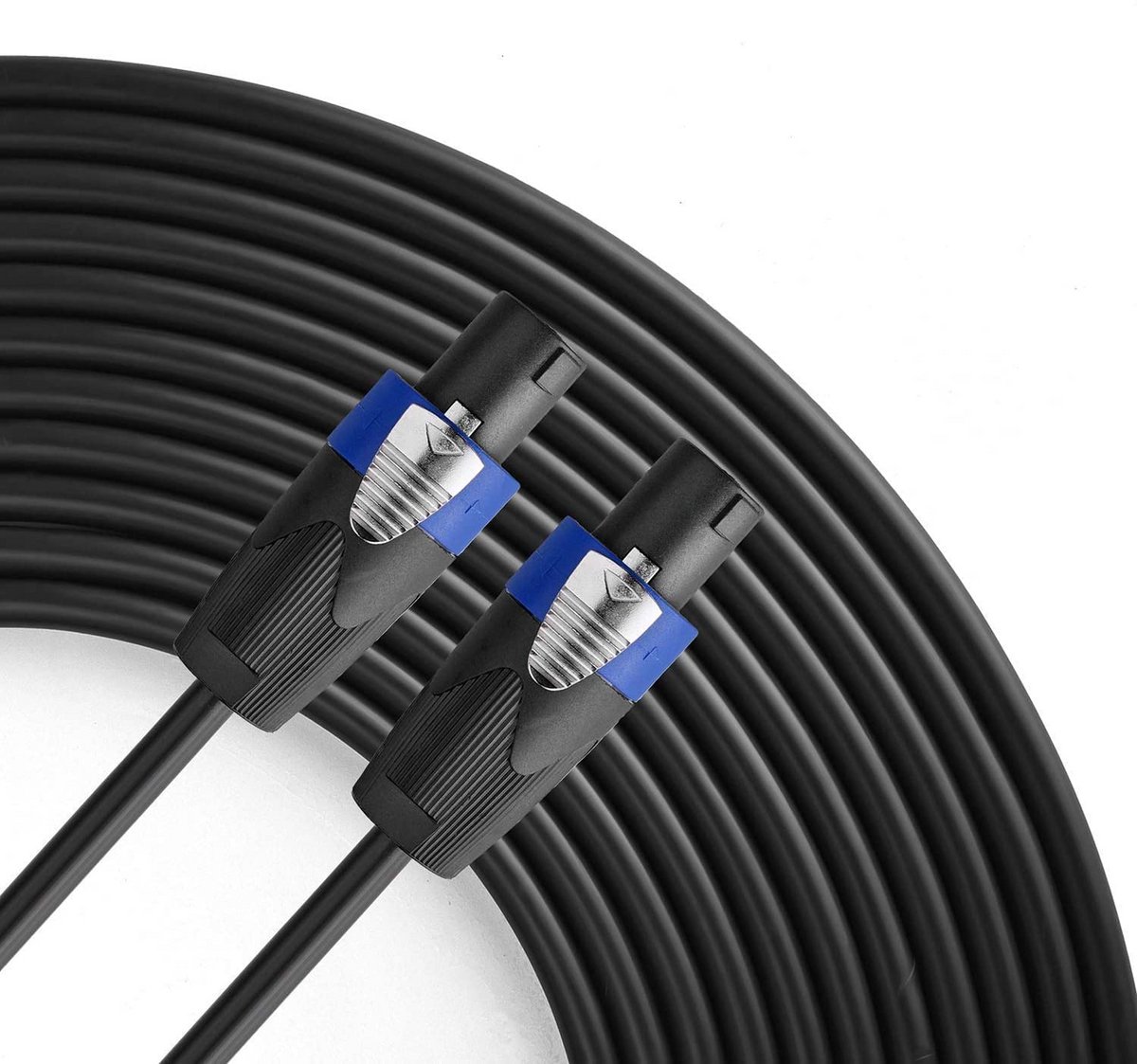 Professionele Luidsprekerkabel 12AWG 200ft Speakon naar Speakon Connectoren