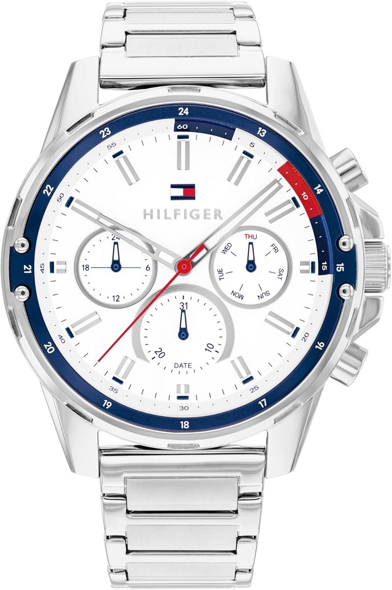 Multifunctioneel Kwarts Horloge voor Heren met RVS of Siliconen Band