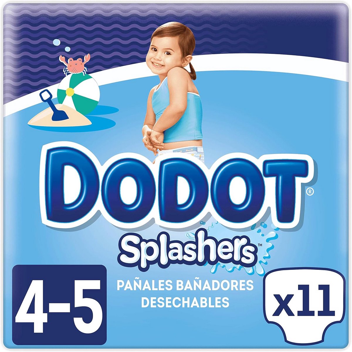 Wegwerf Zwembroekjes voor Zwemluiers voor Kinderen 9-15 kg Maat 4-11