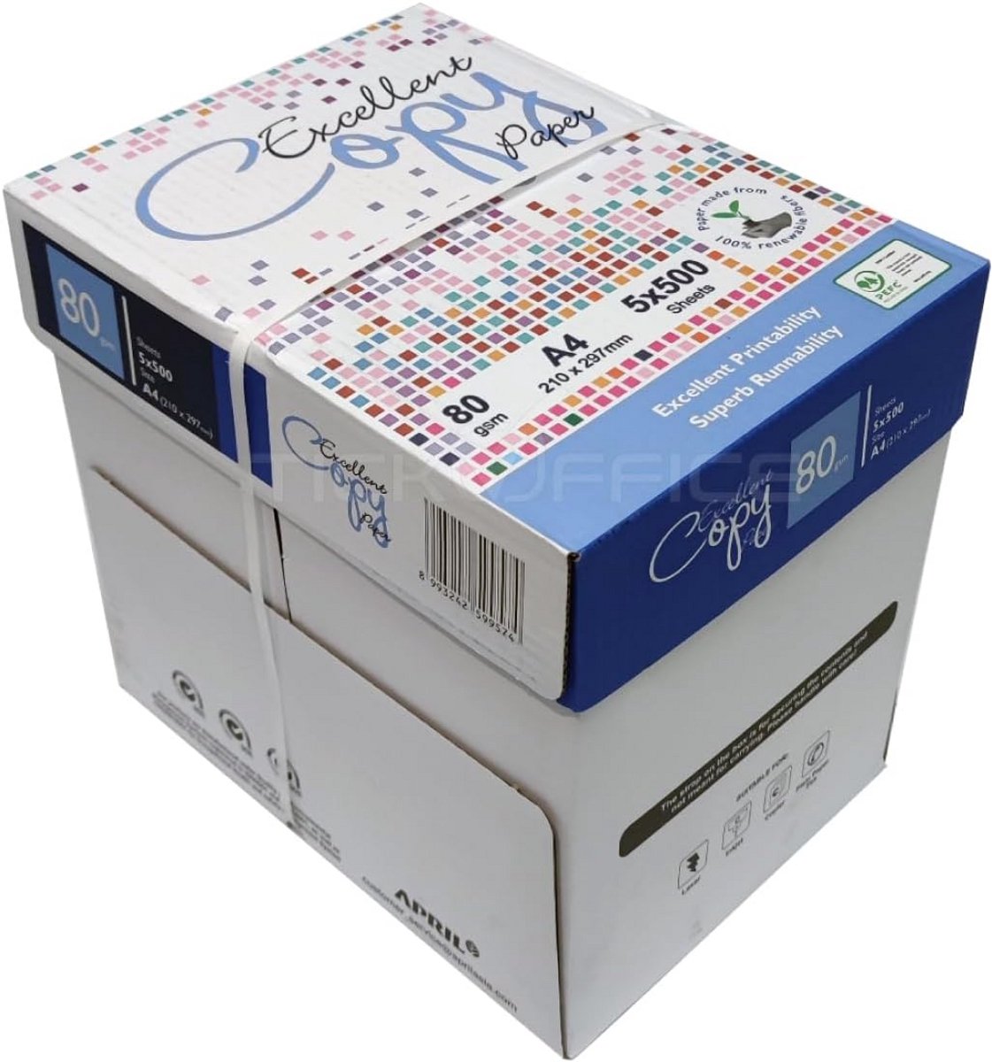 A3 Kopieerpapier 80 Gram - 500 Vel Wit Printerpapier voor Kantoor en Thuisgebruik