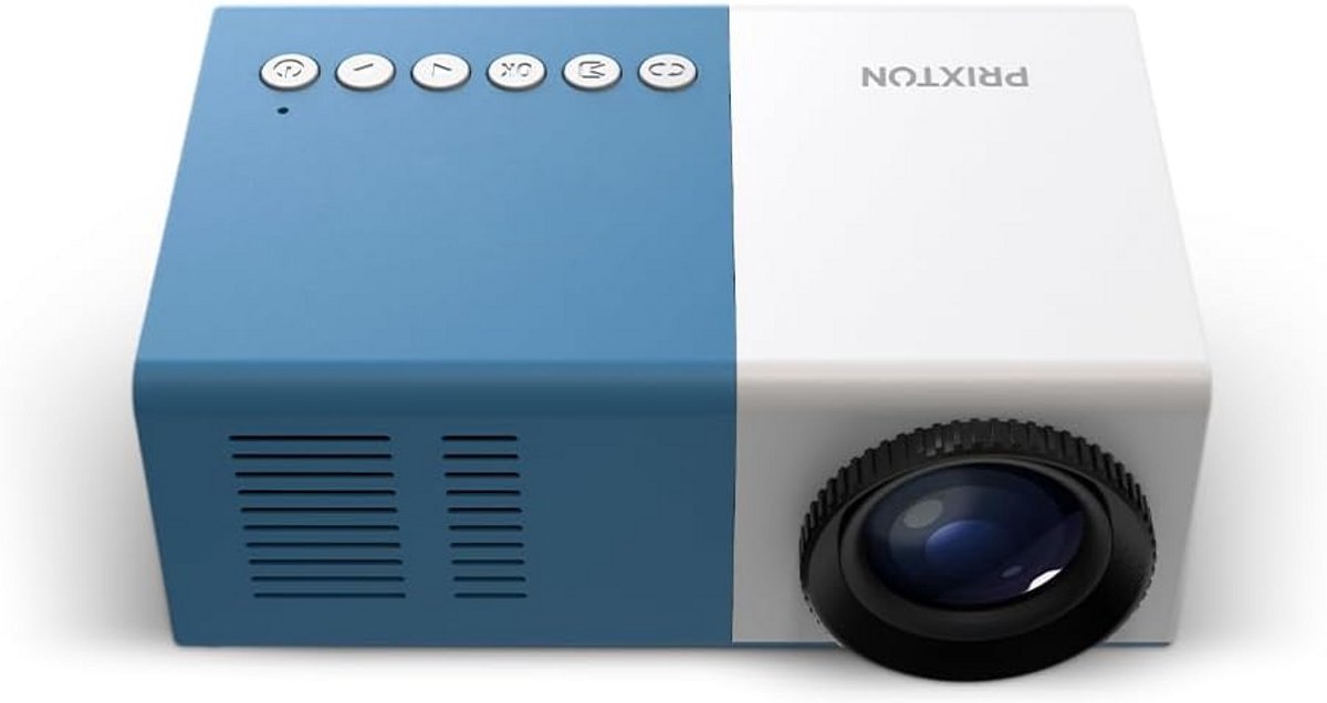 Draagbare Mini Beamer met Ingebouwde Luidsprekers en Full HD 1080p Ondersteuning