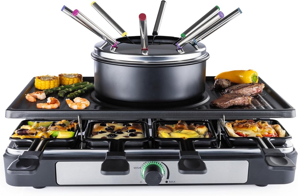 Gourmetstellen - Raclette - Teppanyaki Bakplaat - Tafelgrill