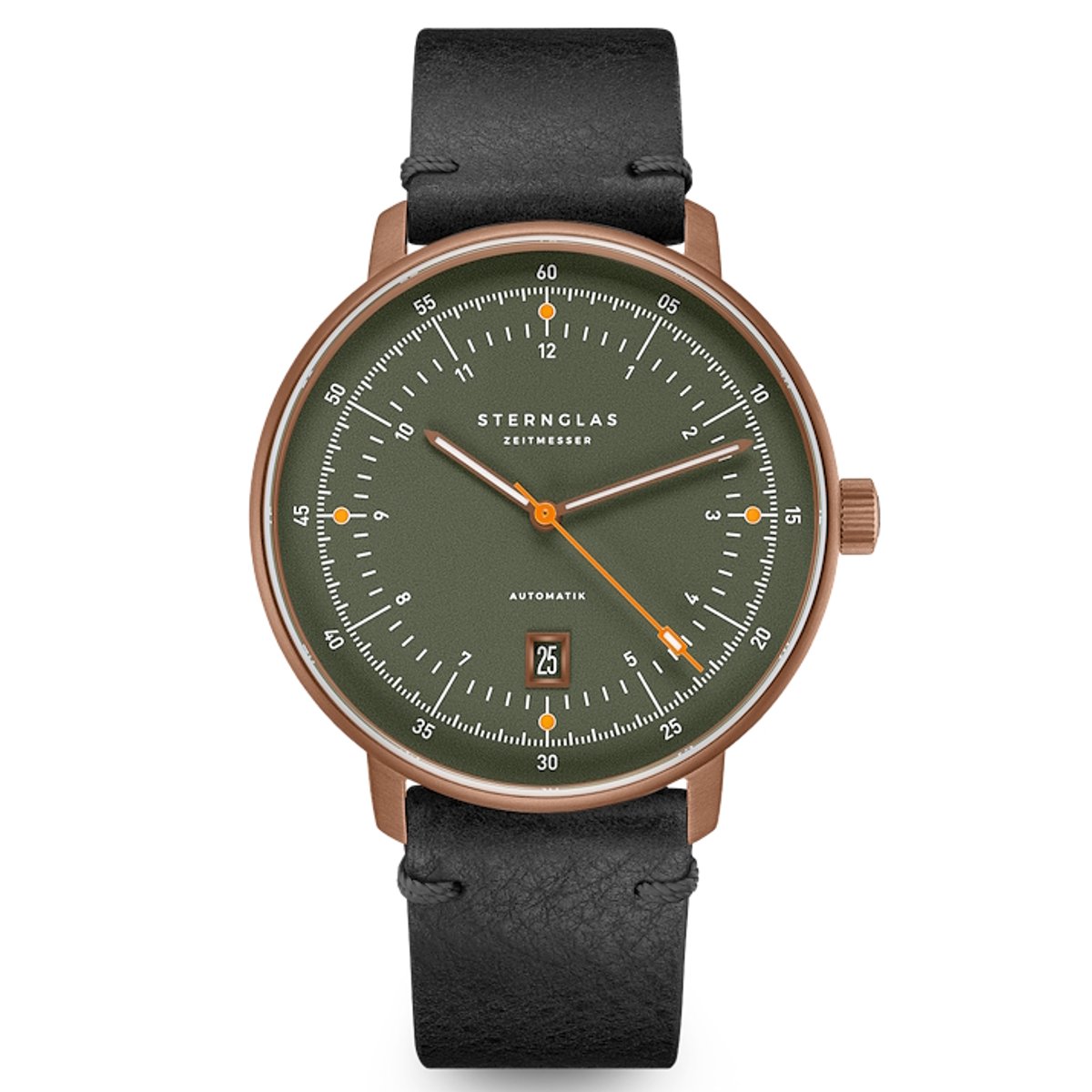 Sternglas Hamburg Pro Automatic Dark Green Bronze S02-HP35-VI19