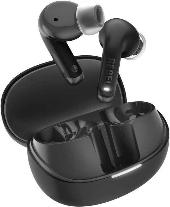 Draadloze Twins Fuse 2 oordopjes met Hybrid ANC, 36 uur batterij, Bluetooth Multipoint, IPX4 waterdicht, microfoon