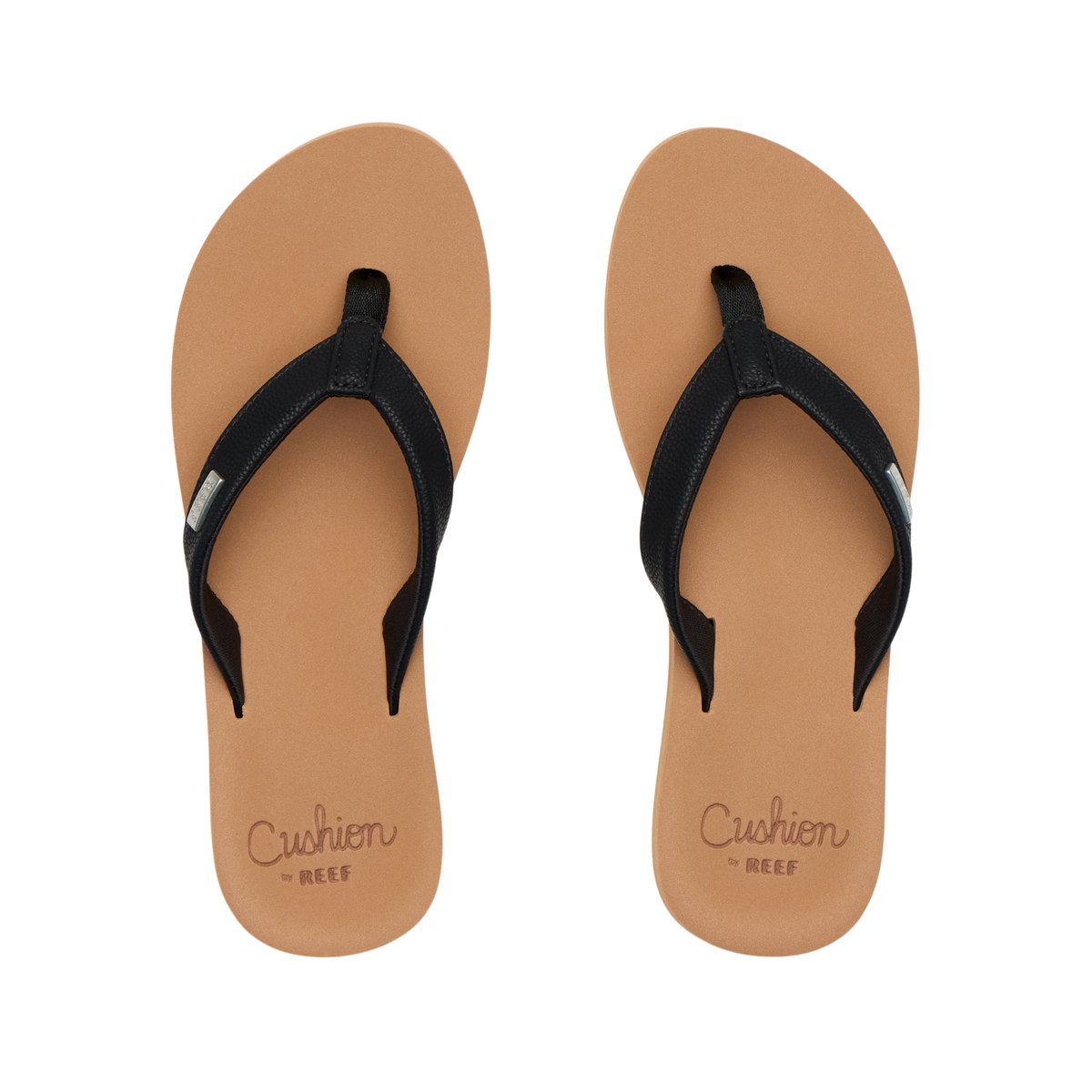 Reef Baja Sands Teenslippers Dames Zwart