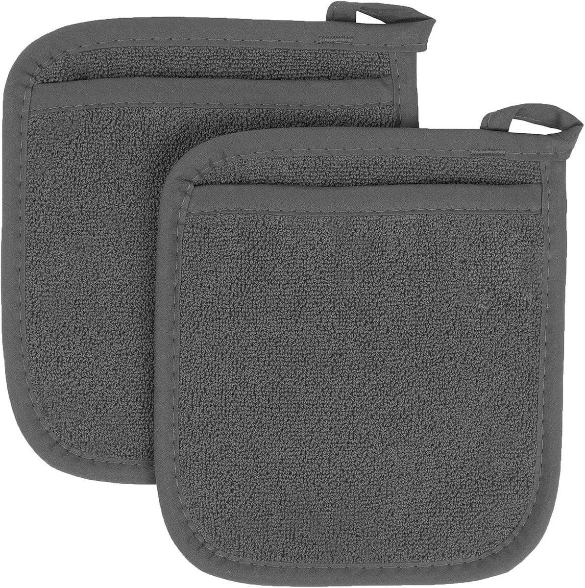 Set van 2 Badstof Pannenlappen - Hittebestendige Keukenhulpjes