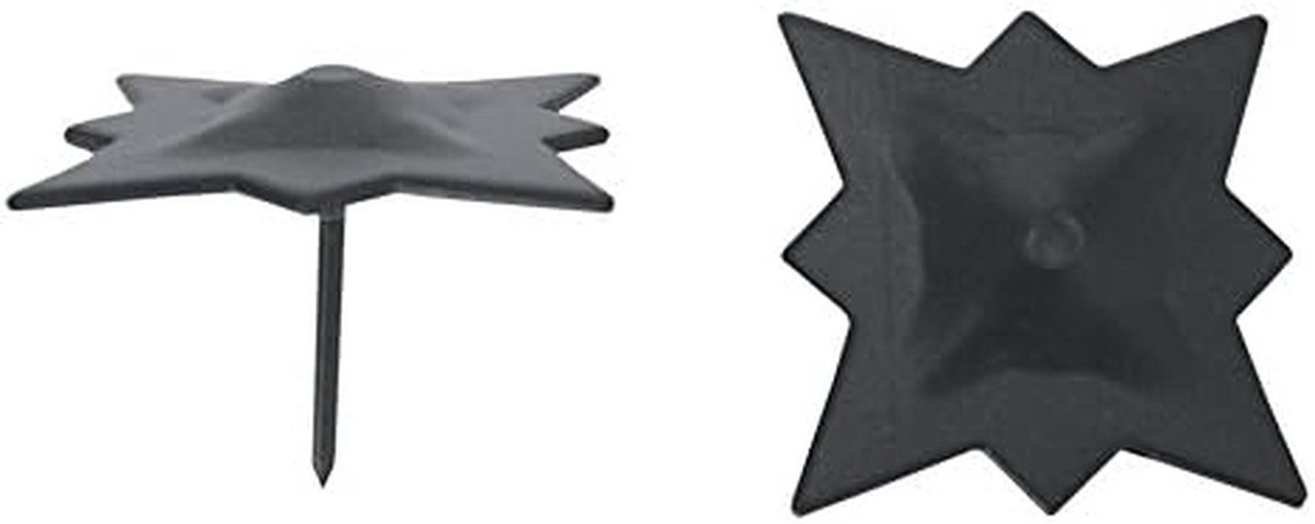 Sterrennagels IJzer 40x30 mm - Set van 10 Stuks - Smidwerk