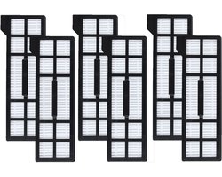 PolkaHom® Set van 6 HEPA Filters Vervanging Geschikt voor Eufy X10 Pro Omni Robotstofzuiger – Filter voor Robotstofzuiger – Accessoire